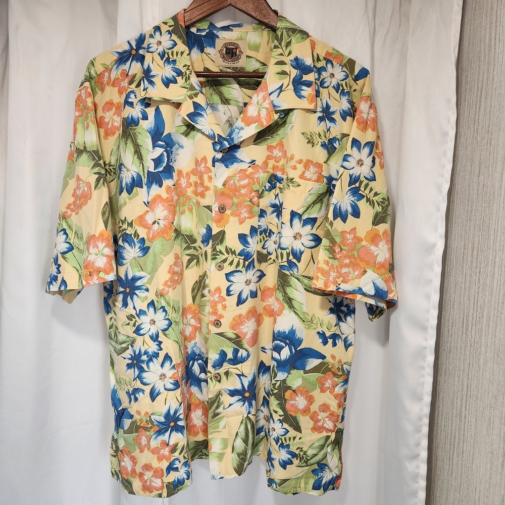 PUSSER'S WEST INDIES Shirt -‎ Hawaiian - Short Sleeve - Men's Large